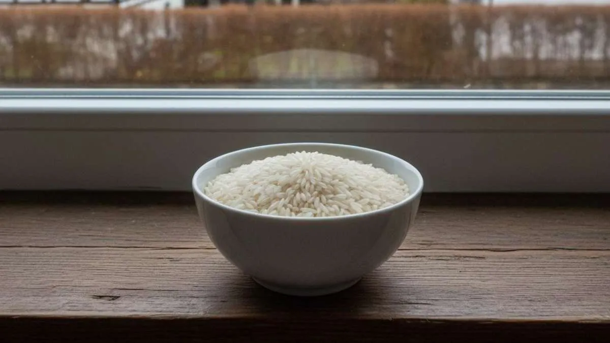 Rijst op de vensterbank: een oplossing voor beslagen ruiten?